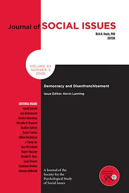 E-Book (pdf) Democracy and Disenfranchisement von Kevin Lanning