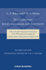 eBook (pdf) Wittgenstein: Rules, Grammar and Necessity de Gordon P. Baker, P. M. S. Hacker