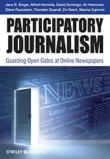 Couverture cartonnée Participatory Journalism de Jane B. Singer, Domingo David, Heinonen Ari