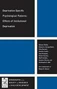 Couverture cartonnée Deprivation-Specific Psychological Patterns de Michael J. Rutter, Sonuga-Barke Edmund J., Beckett Celia