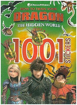 Kartonierter Einband How to Train Your Dragon - The Hidden World, 1001 Stickers von Dreamworks