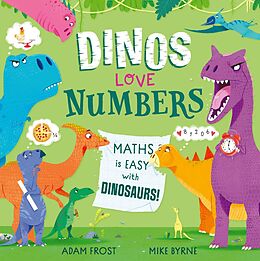 eBook (epub) Dinos Love Numbers de Adam Frost