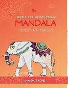 Kartonierter Einband Mandala Animals Coloring Book von Ananda Store