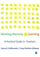 eBook (pdf) Working Memory and Learning de Susan Gathercole, Tracy Packiam Alloway