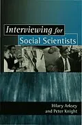 E-Book (pdf) Interviewing for Social Scientists von Hilary Arksey, Peter T Knight