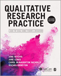 Couverture cartonnée Qualitative Research Practice de Jane Lewis, Jane Mcnaughton Nicholls, Car Ritchie