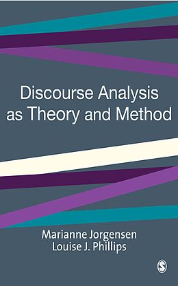 eBook (epub) Discourse Analysis as Theory and Method de Marianne W Jorgensen, Louise Phillips