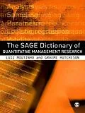 E-Book (epub) The SAGE Dictionary of Quantitative Management Research von 