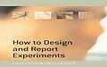 E-Book (epub) How to Design and Report Experiments von Andy Field, Graham J Hole