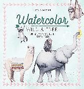 Couverture cartonnée Watercolor Wild And Free de Natalia Skatula