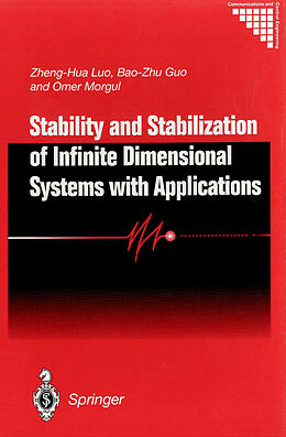 Couverture cartonnée Stability and Stabilization of Infinite Dimensional Systems with Applications de Zheng-Hua Luo, Ömer Morgül, Bao-Zhu Guo