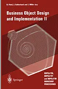 E-Book (pdf) Business Object Design and Implementation II von 