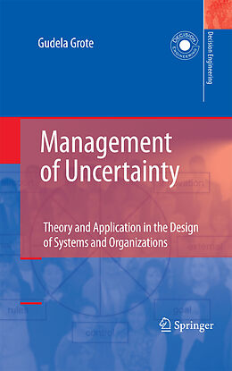 Couverture cartonnée Management of Uncertainty de Gudela Grote