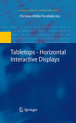 Kartonierter Einband Tabletops - Horizontal Interactive Displays von 