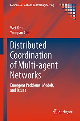 Couverture cartonnée Distributed Coordination of Multi-agent Networks de Yongcan Cao, Wei Ren
