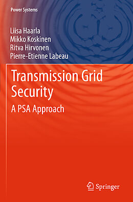 Couverture cartonnée Transmission Grid Security de Liisa Haarla, Pierre-Etienne Labeau, Ritva Hirvonen