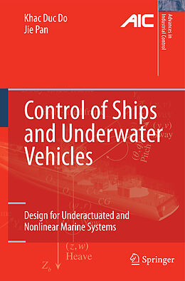 Couverture cartonnée Control of Ships and Underwater Vehicles de Jie Pan, Khac Duc Do