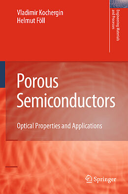 Couverture cartonnée Porous Semiconductors de Helmut Föll, Vladimir Kochergin