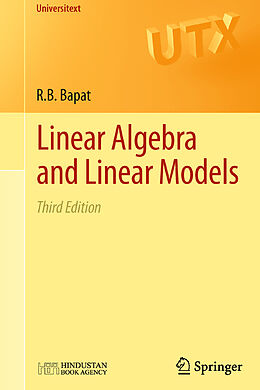 Kartonierter Einband Linear Algebra and Linear Models von Ravindra B. Bapat
