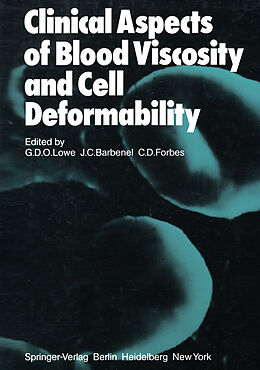 Kartonierter Einband Clinical Aspects of Blood Viscosity and Cell Deformability von 
