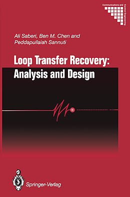 Couverture cartonnée Loop Transfer Recovery: Analysis and Design de Ali Saberi, Peddapullaiah Sannuti, Ben M. Chen