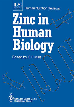 Couverture cartonnée Zinc in Human Biology de 