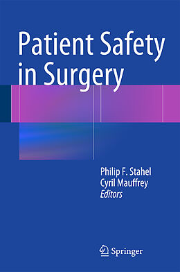 Livre Relié Patient Safety in Surgery de 