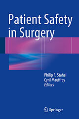 eBook (pdf) Patient Safety in Surgery de Philip F. Stahel, Cyril Mauffrey