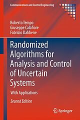 eBook (pdf) Randomized Algorithms for Analysis and Control of Uncertain Systems de Roberto Tempo, Giuseppe Calafiore, Fabrizio Dabbene