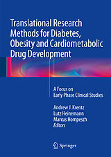 eBook (pdf) Translational Research Methods for Diabetes, Obesity and Cardiometabolic Drug Development de 