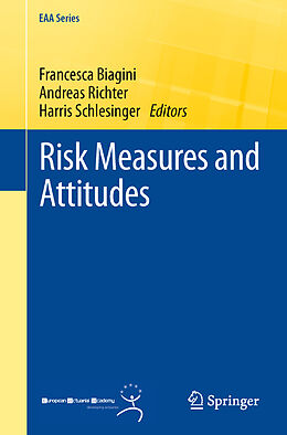 Couverture cartonnée Risk Measures and Attitudes de 