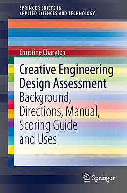 E-Book (pdf) Creative Engineering Design Assessment von Christine Charyton