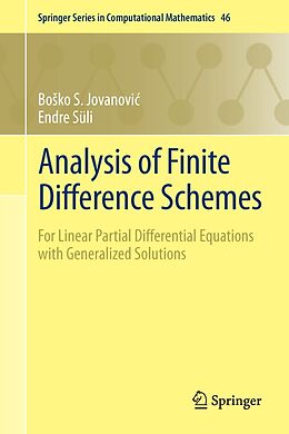 eBook (pdf) Analysis of Finite Difference Schemes de Bosko S. Jovanovic, Endre Süli