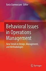 Kartonierter Einband (Kt) Behavioral Issues in Operations Management von