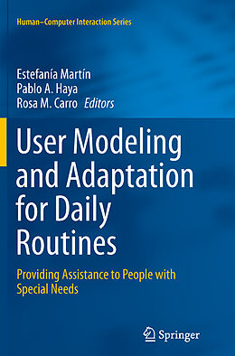 Kartonierter Einband User Modeling and Adaptation for Daily Routines von 