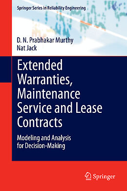 Fester Einband Extended Warranties, Maintenance Service and Lease Contracts von Nat Jack, D. N. Prabhakar Murthy