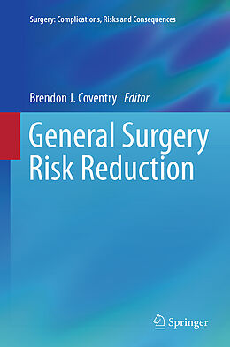 Kartonierter Einband General Surgery Risk Reduction von 