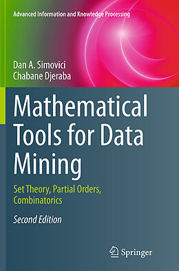 Kartonierter Einband Mathematical Tools for Data Mining von Chabane Djeraba, Dan A. Simovici