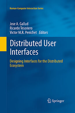 Kartonierter Einband Distributed User Interfaces von 