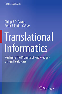 Kartonierter Einband Translational Informatics von 