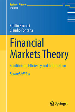 Livre Relié Financial Markets Theory de Claudio Fontana, Emilio Barucci