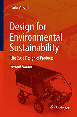 Couverture cartonnée Design for Environmental Sustainability de Carlo Arnaldo Vezzoli