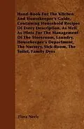 E-Book (epub) Hand-Book For The Kitchen And Housekeeper's Guide von Flora Neely