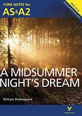 Couverture cartonnée A Midsummer Night's Dream: York Notes for AS & A2 de William Shakespeare, Michael Sherborne