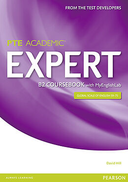  Expert Pearson Test of English Academic B2 Coursebook and MyEnglishLab Pack de David Hill