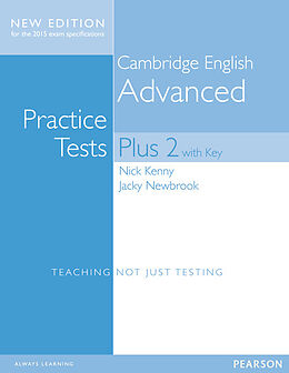 Broché Cambridge English Advanced Practice Tests Plus 2 with Key de Nick; Newbrook, Jacky Kenny