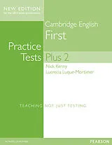 Set mit div. Artikeln (Set) Cambridge First Volume 2 Practice Tests Plus New Edition Students' Book with Key von Nick Kenny, Lucrecia Luque Mortimer, Lucrecia Luque-Mortimer