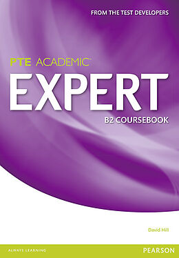 Couverture cartonnée Expert Pearson Test of English Academic B2 Standalone Coursebook de David Hill