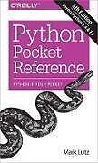 Couverture cartonnée Python Pocket Reference de Mark Lutz