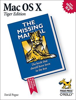 E-Book (epub) Mac OS X: The Missing Manual, Tiger Edition von David Pogue